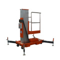 4m 280Kg Hydraulic Compact Aluminum Alloy Vertical Lift High quality  lifting equipment for sale